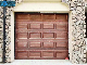  Modern Aluminium Panels Garage Door Design Automatic Sensing Wood Grain/Bronze/Black Walnut Color Aluminum Tilt Panel Lift Single Garage Doors