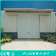 Industrial Manual or Electric Automatic Thermal Insulated Sliding Door with Small Wicket Door