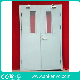 UL and FM Certified Emergency Exit Fire Rated Metal Door with Glass Window