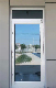 Fashion Simple Coffee Shop Glass Door Automatic Noiseless Kfc Door manufacturer
