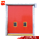 Industrial High Speed Auto-Restoring PVC Fabric Roling Shutter Door for Logistic Warehouse (HF-E101) manufacturer