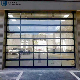 Aluminum Transparents Glass Overhead Sectional Commercial Doors
