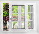  PVC Frame Glass Grill Design UPVC Sliding Window with Mosquito Net