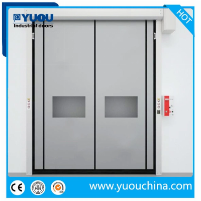 Self Repairing PVC Fabric Fast Rapid Aaction Rolling Roll up Shutter Door