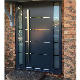 High Quality Exterior Entrance Front Main Gate Modern Residential Steel Security Door manufacturer