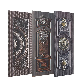 Foshan Customerized Wholesale Steel Security Metal Aluminium Door manufacturer