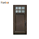 Africa Market Popular Exterior MDF Steel Wood Armored Door for Home