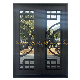 Online Custom Size Residential Exterior Entry Wrought Iron Door