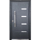  High Quality Wholesale Exterior New Design Security Single Main Gate Entrance Front Steel Door