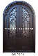 Half Circle Black Wrought Iron Security Steel Metal Door Wg-Sg-21 manufacturer