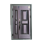  Copper Painting Steel Security Antithieft Gate Entrance Door