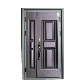 Copper Painting Steel Security Antithieft Gate Entrance Door