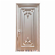  Cheap Price European Style Flush Waterproof Wood Security Room Entrance Interior Wooden Door