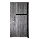  Modern Waterproof Polish Panel Prehung Internal Room Wood WPC Doors Interior Wooden Composite Door