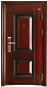 Exterior Metal Steel Security Cheap Price Door Customized  Door