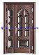 Steel Security Sliding Wooden Metal Wooden Gate Door manufacturer