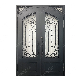 Villa European Classic Entrance Single Double Design Main Luxury Metal Entry Front Exterior Modern Wrought Iron Door