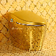 Different Design Floor Mounted Golden Auto Ceramic Intelligent Toilet for Bathroom manufacturer