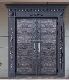  Security Bulletproof Entrance Cast Aluminum Door