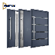 Burglar Proof Designs SS304 Stainless Steel Exterior Metal Prehung Front Entry Doors Safety Security Main Entrance Door