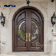 Exterior Waterproof Solid Wood Front Entry Double Doors House Project manufacturer