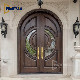 Exterior Waterproof Solid Wood Front Entry Double Doors House Project