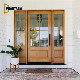 Modern Exterior Entry Single French Front Wooden Doors with Glass for Houses manufacturer