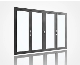 High Insulation Sound Proof Aluminum Folding Door with Ss Mesh