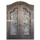 Exterior House Entry Wrought Iron Security Steel Door for Home manufacturer