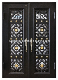 Popular Japan Market Entry Wrought Iron Steel Metal Security Door