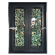 Popular Double Outside Villa Security Wrought Iron Metal Steel Door manufacturer