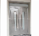  Building Material Secuirty Aluminum Door with Tempered Glass Zf-Ds-096