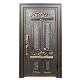 Luxury Villa Modern Double Entry Explosion-Proof Blast Cast Aluminum Steel Security Door manufacturer