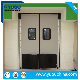  Double Acting Swinging Leaf Stainless Steel Dust-Free ABS Plastic Impact Bumper Metal Entry Traffic Doors for Interifood Factory/Supermarket/Restaurant/Kitchen