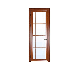 Aluminum Profile for Oak Paint Casement Window with Grilles manufacturer