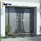 China Building Materials Mart Modern Aluminum Main Front Door Aluminium Entry Doors manufacturer