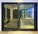 Energy Saving Double Glass Triple Rail Aluminium Sliding Door manufacturer