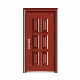 Luxury Design Aluminum Wood Armor Wood Interior Metal Doors