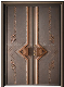 China Design Cast Aluminum Villa Luxury Interior Main Doors manufacturer