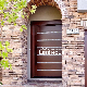 China Factory Direct Supply Exterior Main Entry Door Glass Pivot Solid Wood Doors for Residential Entryway