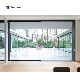 Aluminum Slimline Aluminium Double Glazed Glass Very Narrow Ultra High Quality Sliding Patio Door