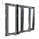 Factory Price New Thermal Break Double Tempered Aluminium Folding Patio Bi Fold Windows Bi-Folding Windows