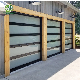 Aluminum Frame Customized Sectional Modern Industrial Automatic Aluminum Bifold Glass Garage Door manufacturer