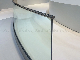 LED Frameless Glass Balustrade U Channel Glass Railing Aluminum Base Shoe Glass Railing for Indoor and Outdoor Application in Balcony Swimming Pool Fencing