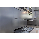  China Modular Kitchen Furniture Design Matt Black Modern Kitchen Cabinets with Marble Stone Top
