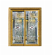 Aluminium Profile Soundproof Sliding Door, Security Design Glass Door