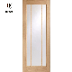  Engineered Wood Frame with Oak Veneer and Frosted Glass Bathroom Pocket Door