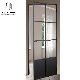  Contemporary Heavy Duty Residential Black Outdoor Glass Door