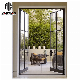 Modern Heavy Duty Residential Black Internal Glass Door manufacturer