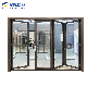  Customizable Sound Proof Aluminium French/Casement/Hinged Door Factory, 24mm Double Glass Assembled Villa Aluminum Door